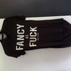 Killstar holographic backless t shirt